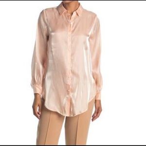 Vince Camuto Long Sleeve Button Up Blouse